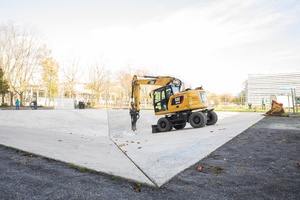 Deinstallation des Werks im November 2020. Foto: LWL / Hanna Neander